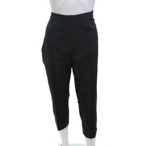 Seductive Women Cropped Capri Black Button Pants Size S